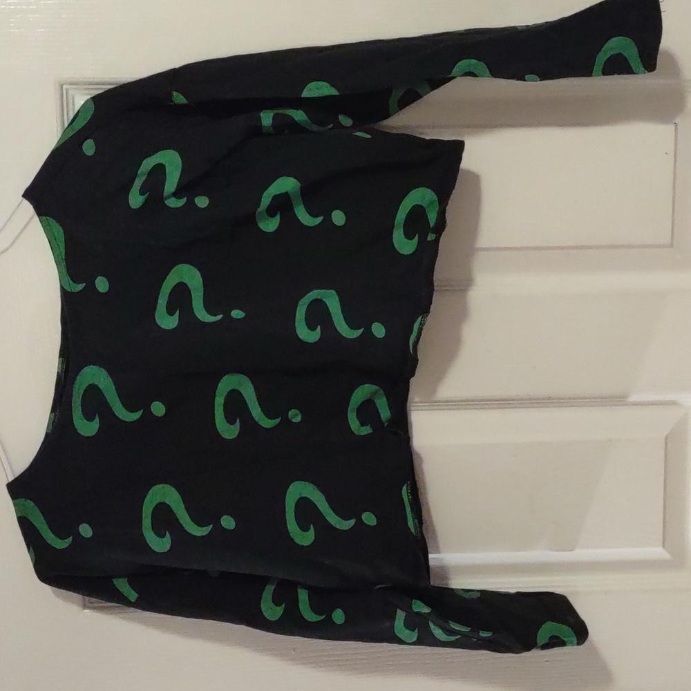 Lip Service Question mark shirt RARE